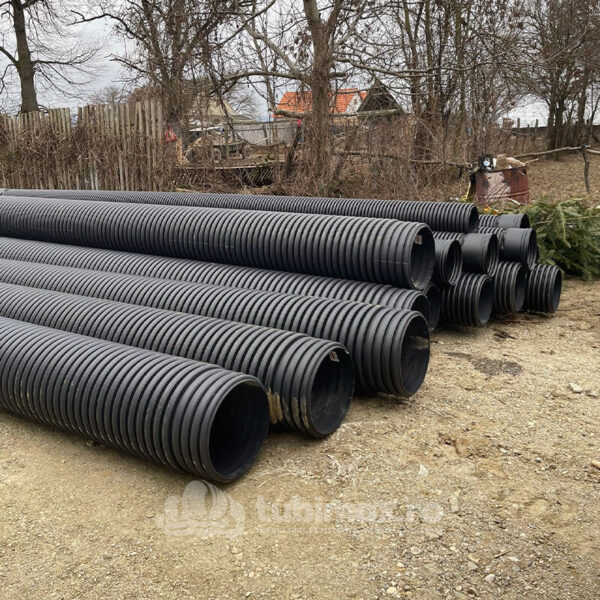Teava Corugata/Riflata HDPE SN8 Dext400/Dint 343mm 6m - imagine 2